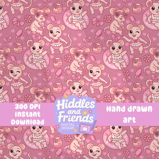 Rat Girl Summer Seamless File