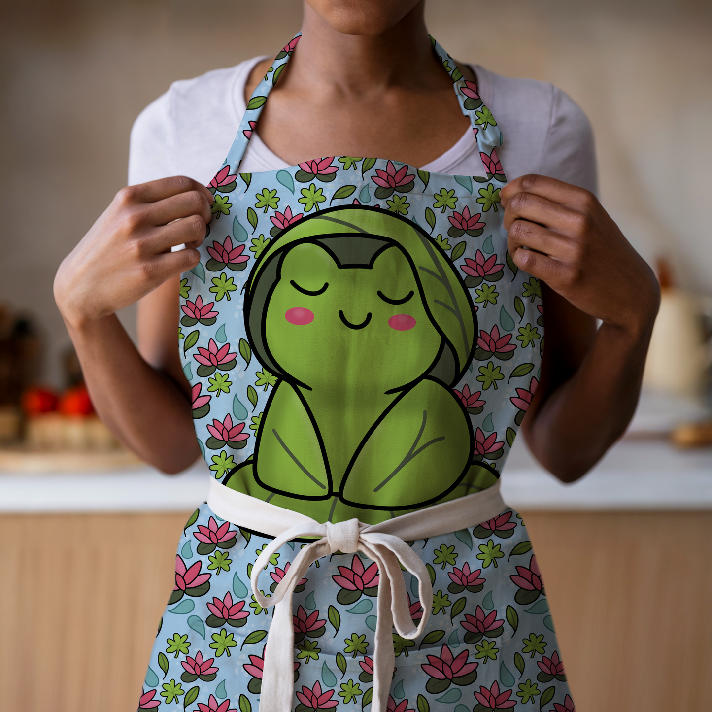 Meditating Frog Digital Sticker