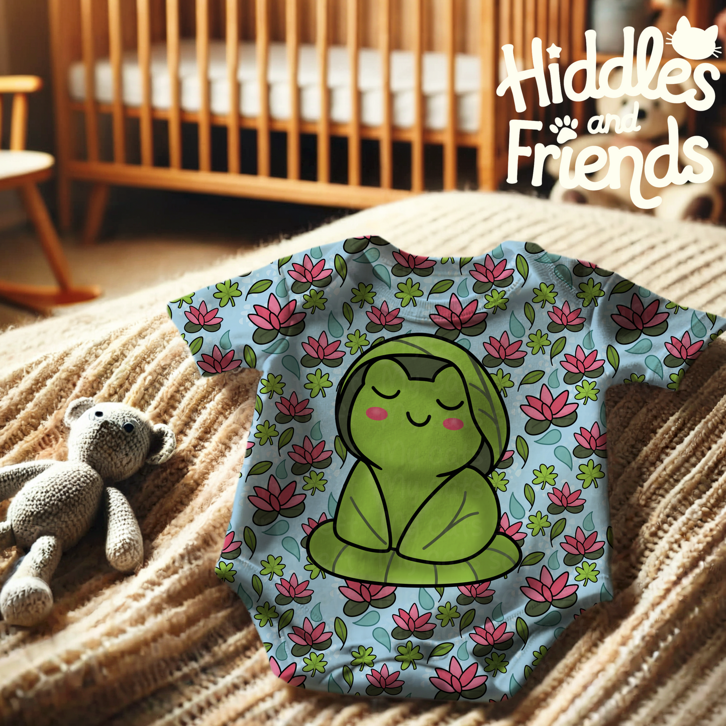 Meditating Frog Digital Sticker