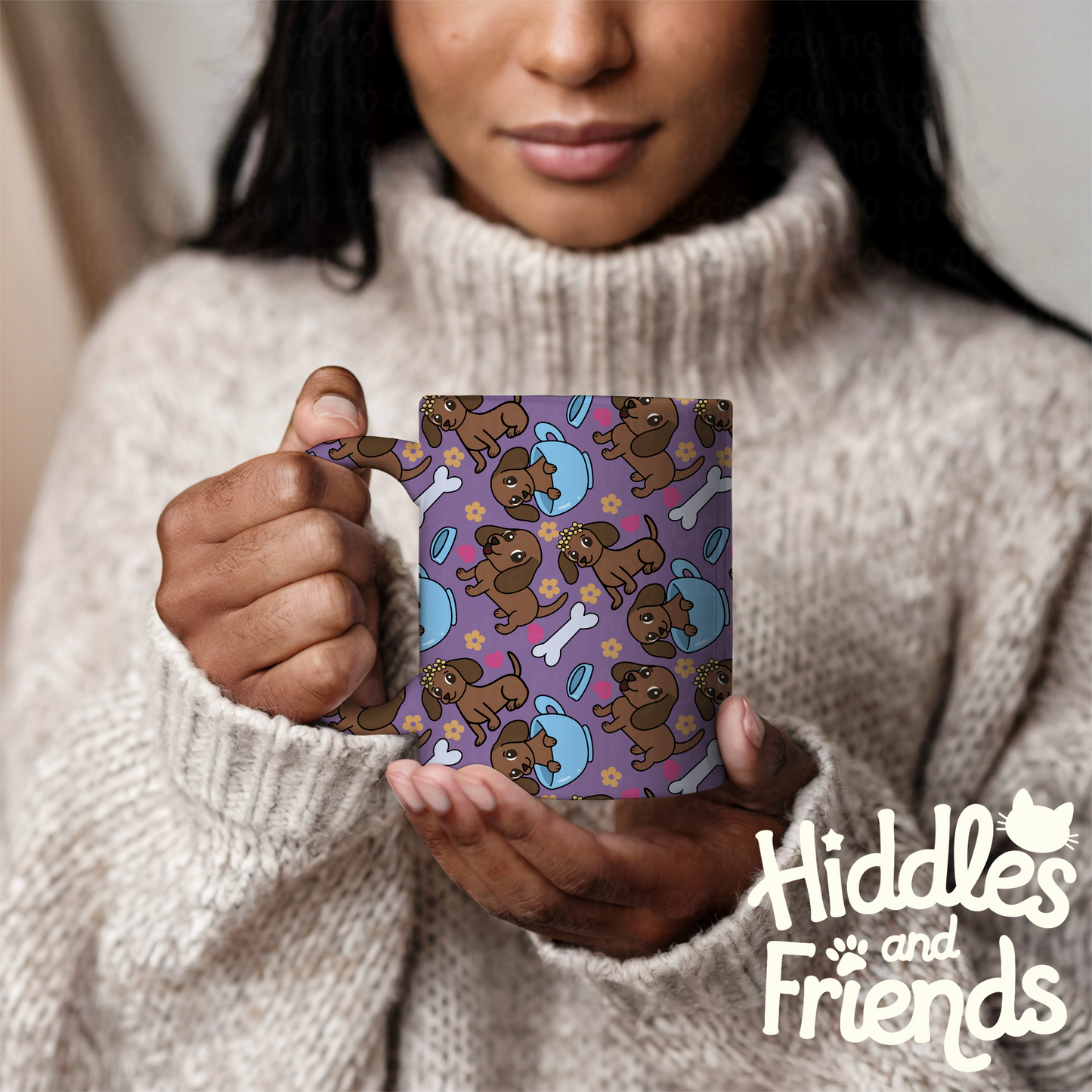 Brown Dachshund Seamless File