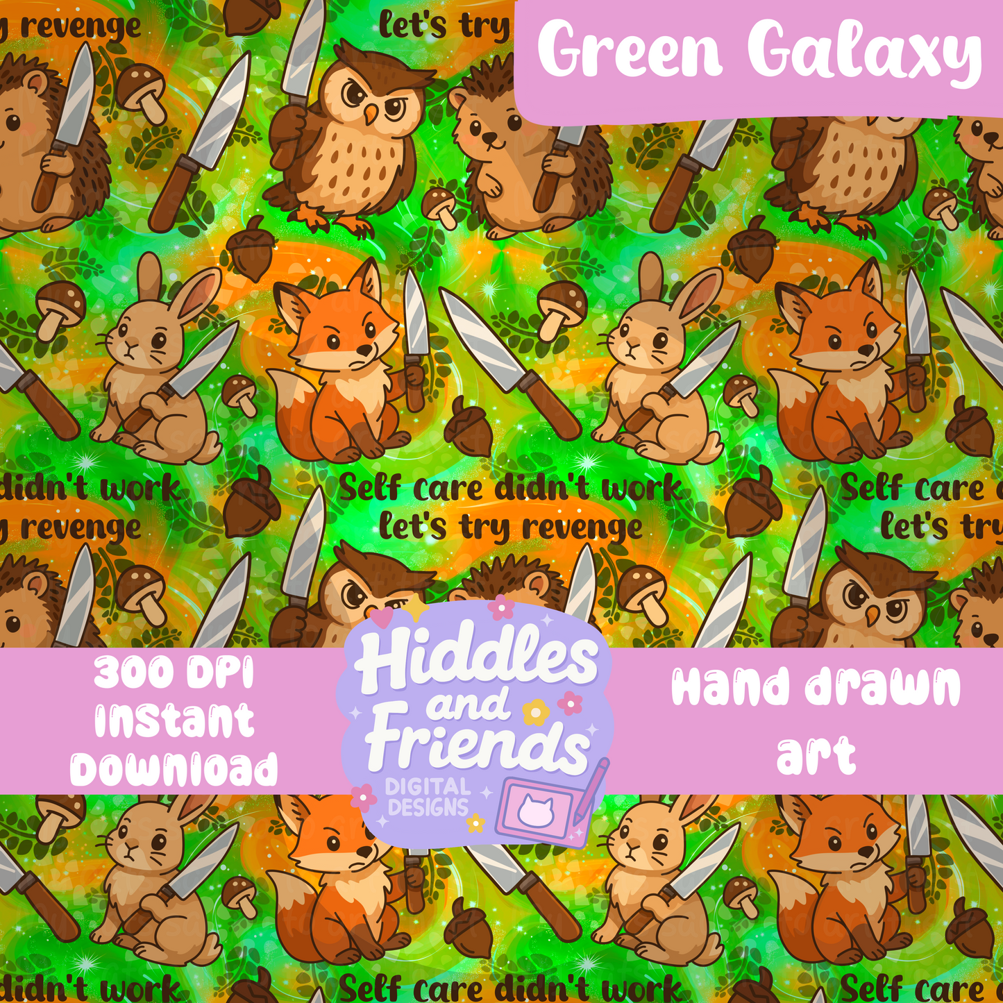 Revenge Woodland Critters Seamless File