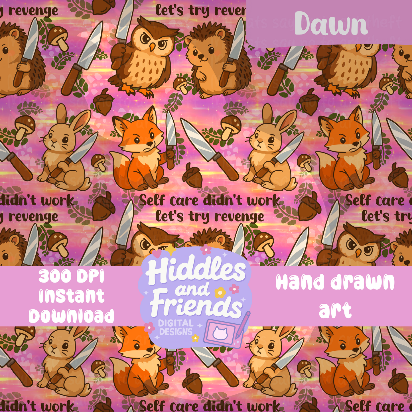 Revenge Woodland Critters Seamless File