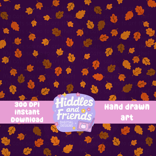 Falling Autumn Leaves Coordinating File