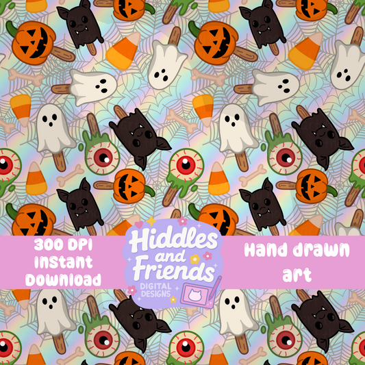 Summerween Popsicle Seamless File