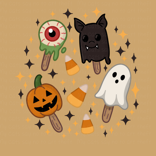 Summerween Popsicle Digital Sticker