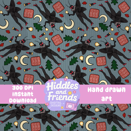 Mothma'am Pin Up Girl Seamless File