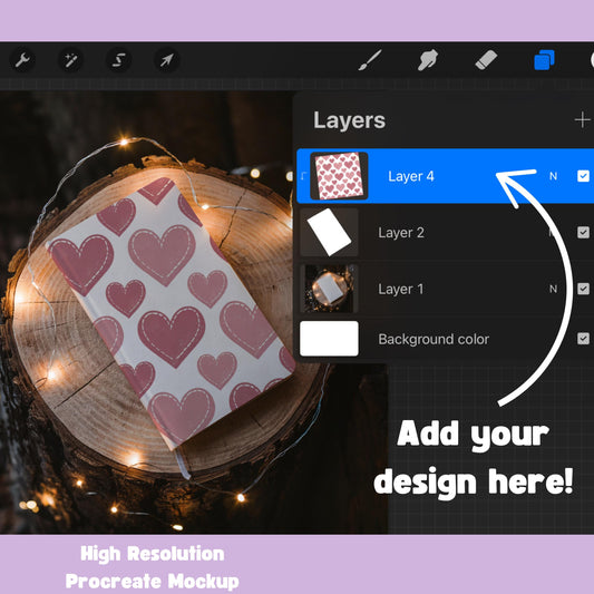 Notebook Mockup for Procreate