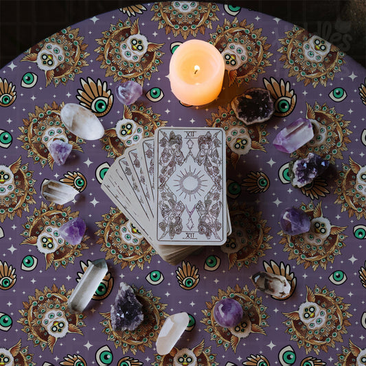 Purple Biblically Accurate Furby Angel Seamless File