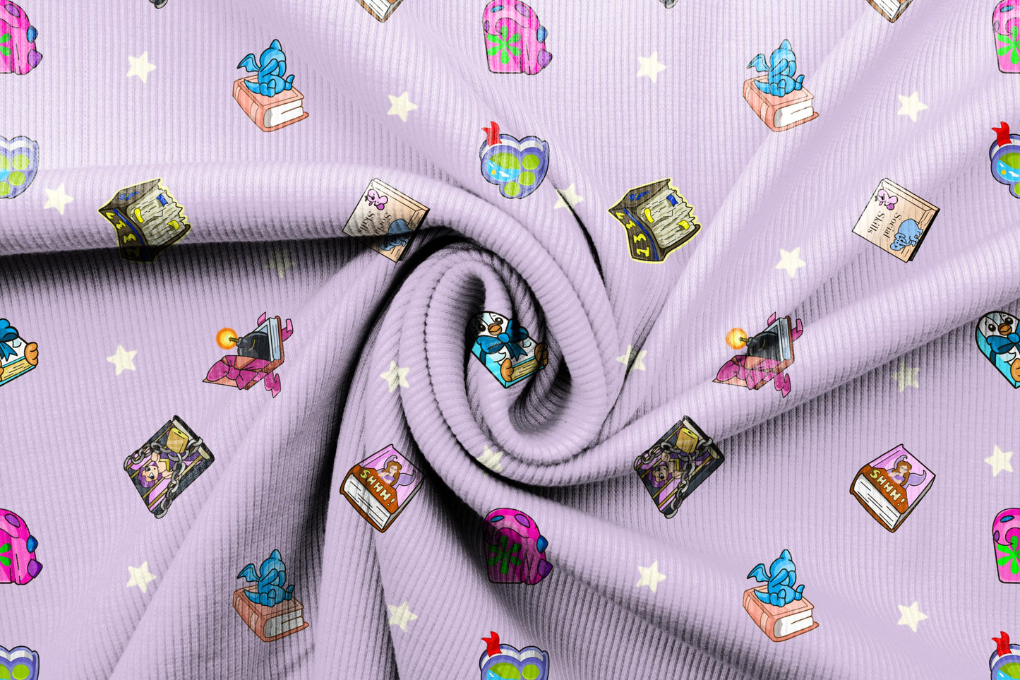 Nostalgia Books Seamless Pattern