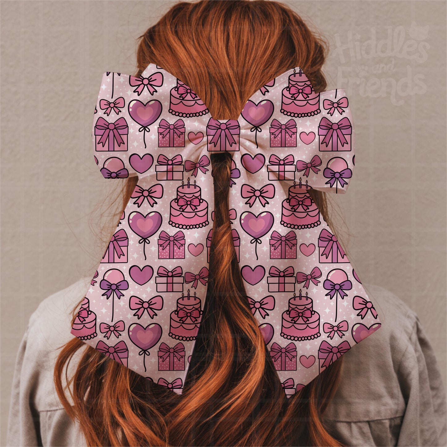 Pink Birthday Seamless Pattern