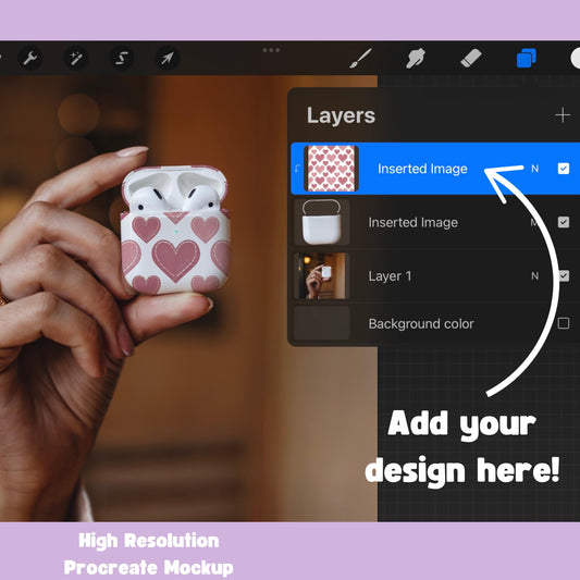 Airpods Case Procreate Mockup