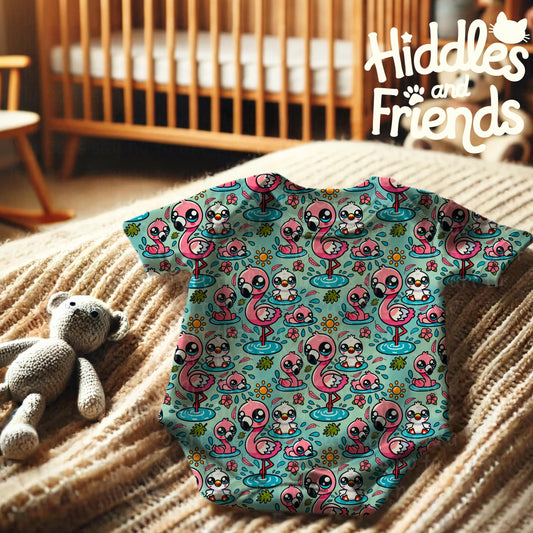 Flamingo Paradise Seamless Pattern