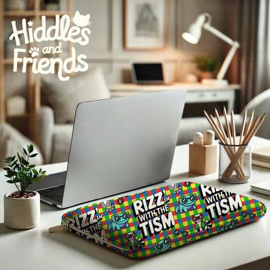 Rizz 'Em With The Tism Seamless Pattern -Non Rainbow