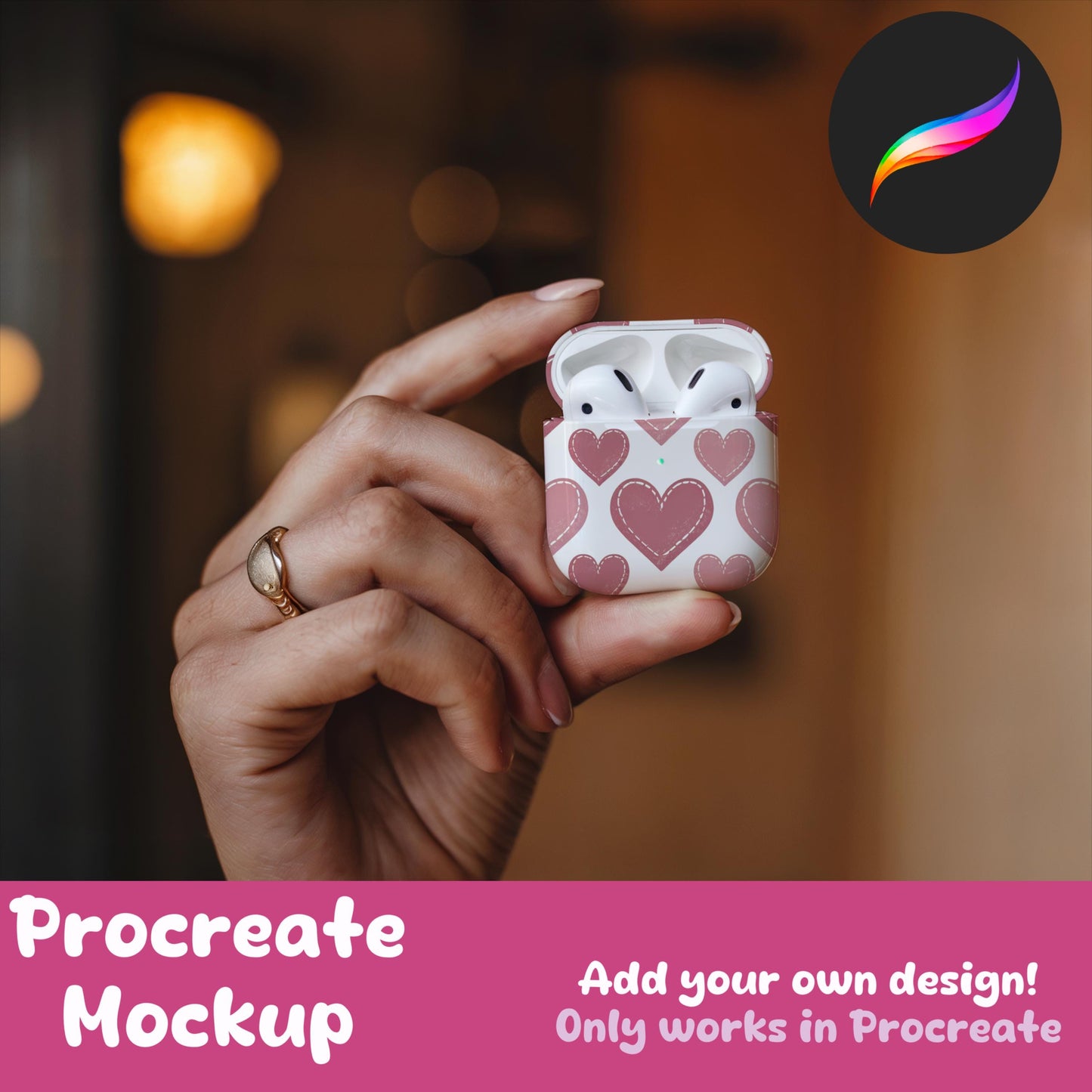 Airpods Case Procreate Mockup