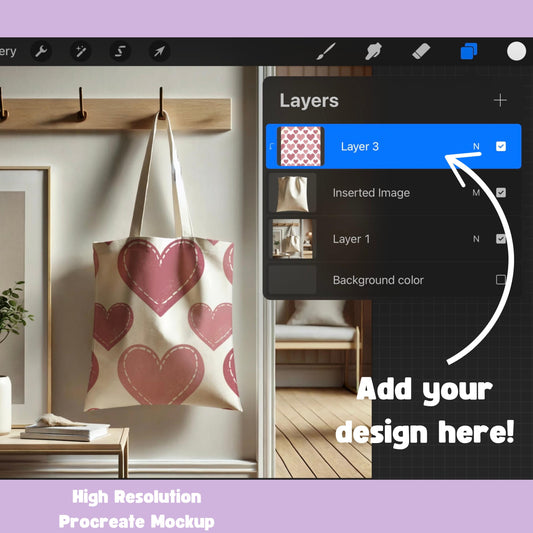 Tote Bag Mockup for Procreate