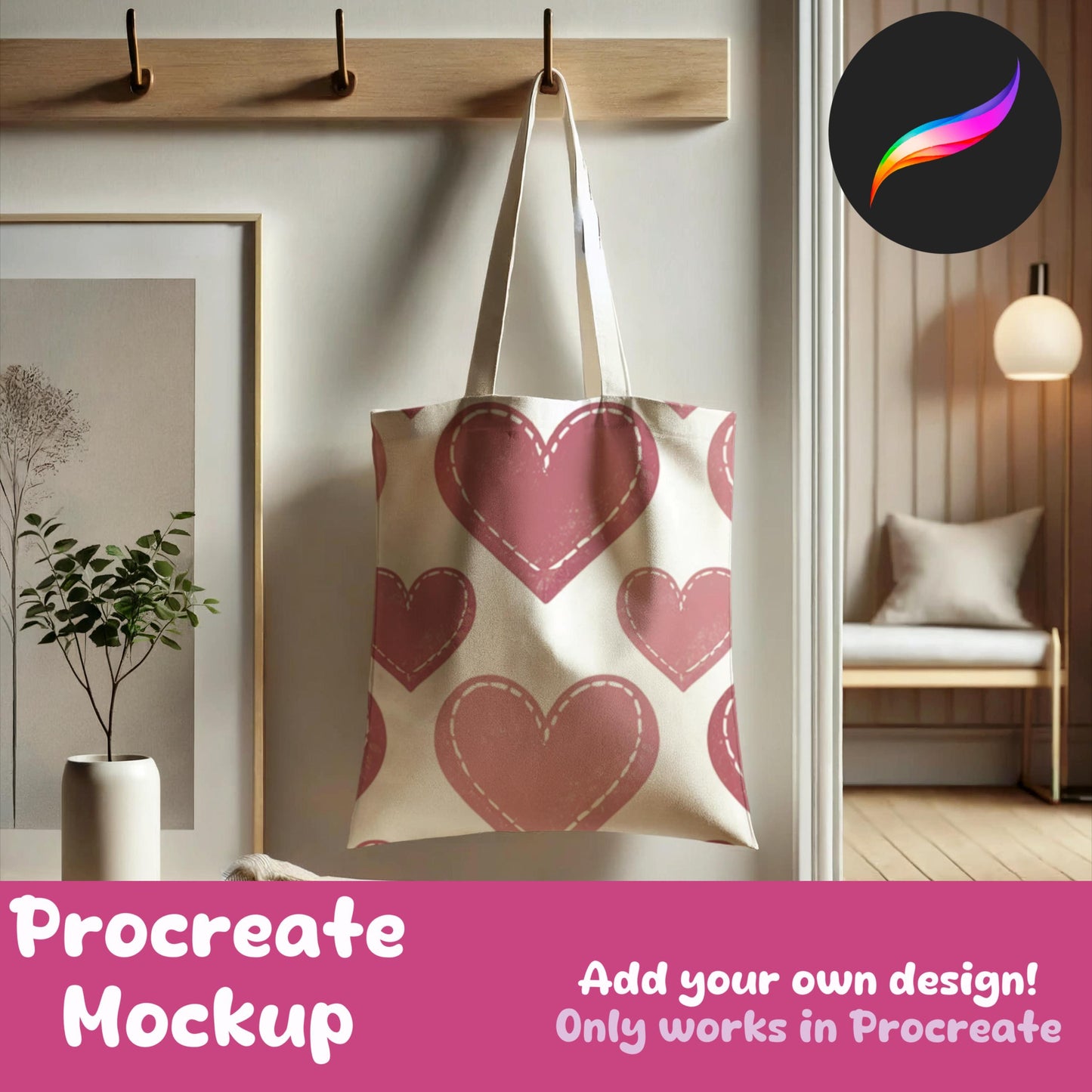 Tote Bag Mockup for Procreate