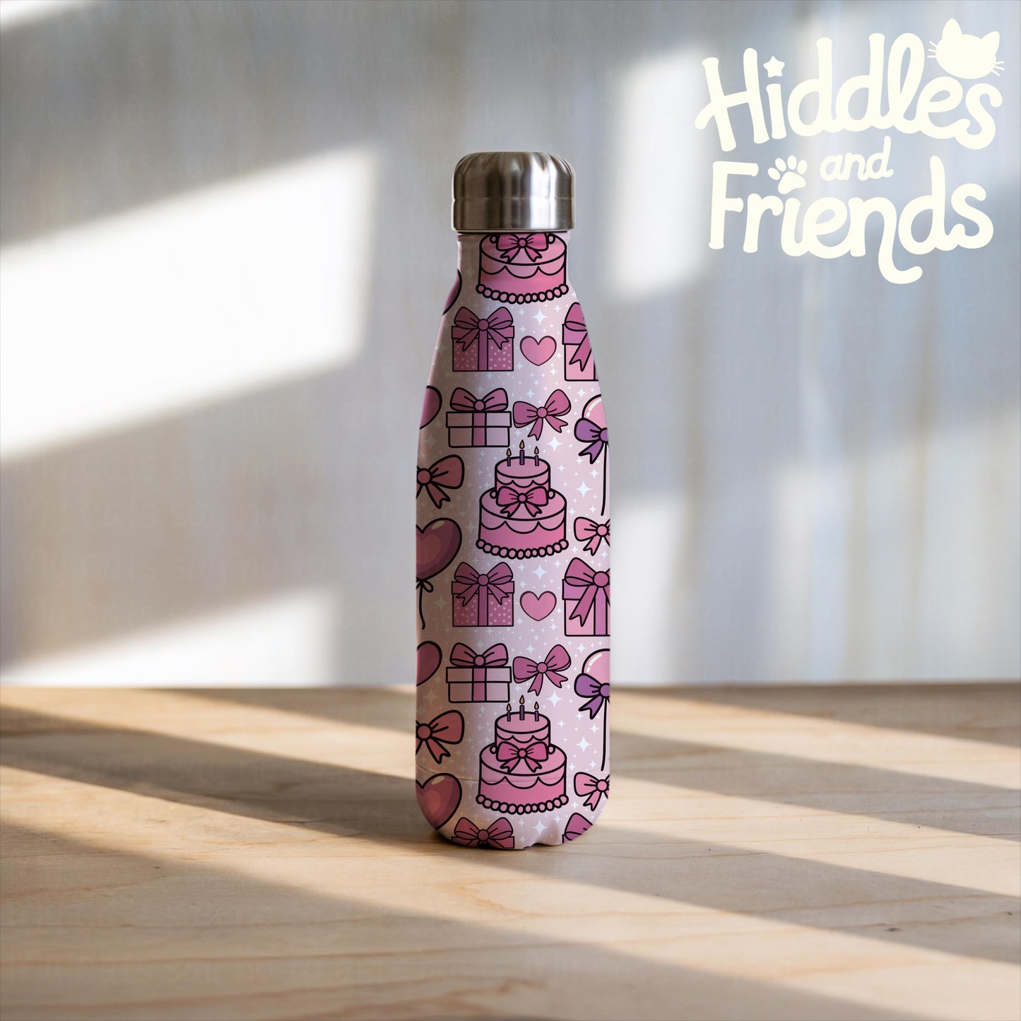 Water Bottle Mockup for Procreate