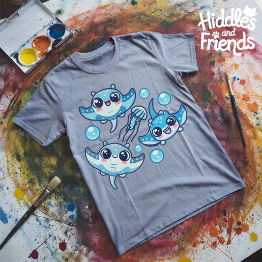 Manta Ray Digital Sticker PNG