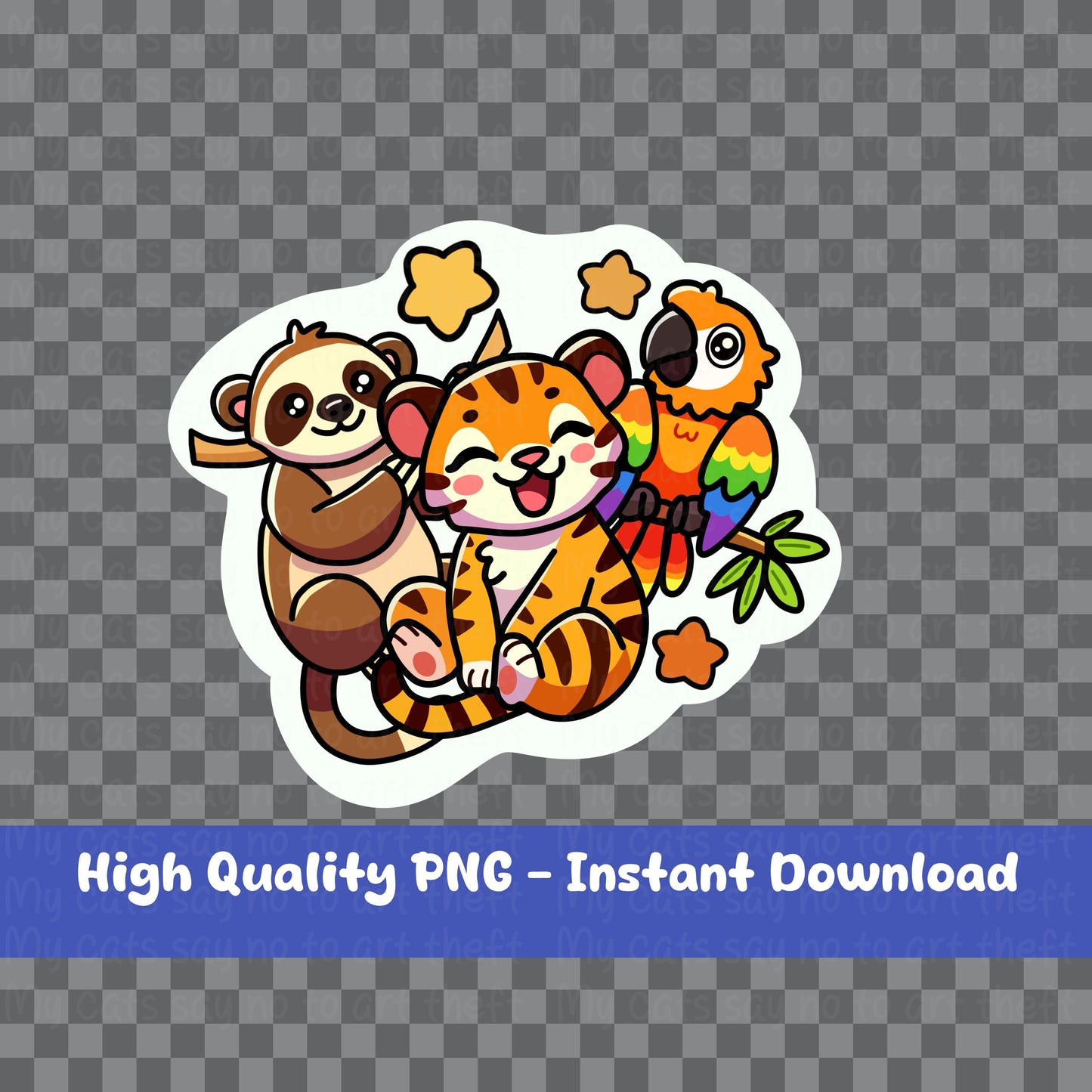 Jungle Friends PNG