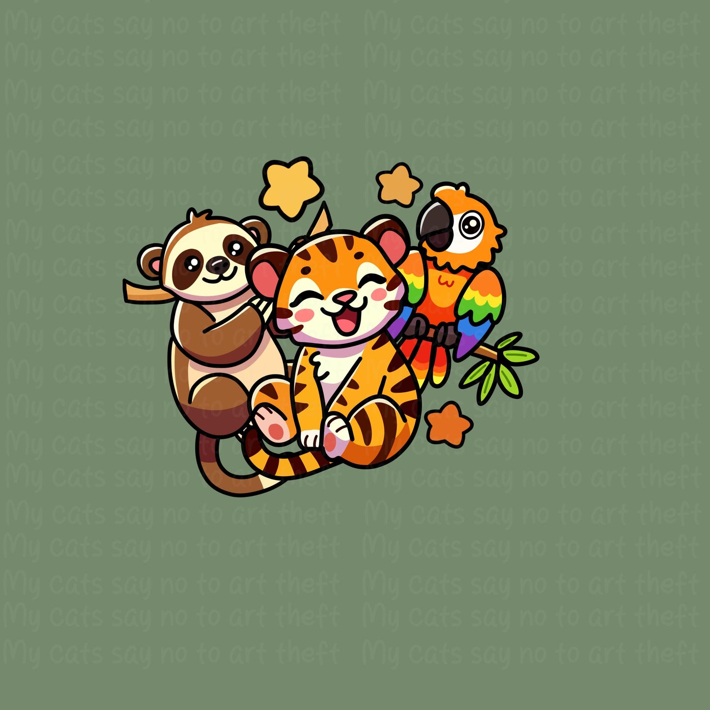 Jungle Friends PNG