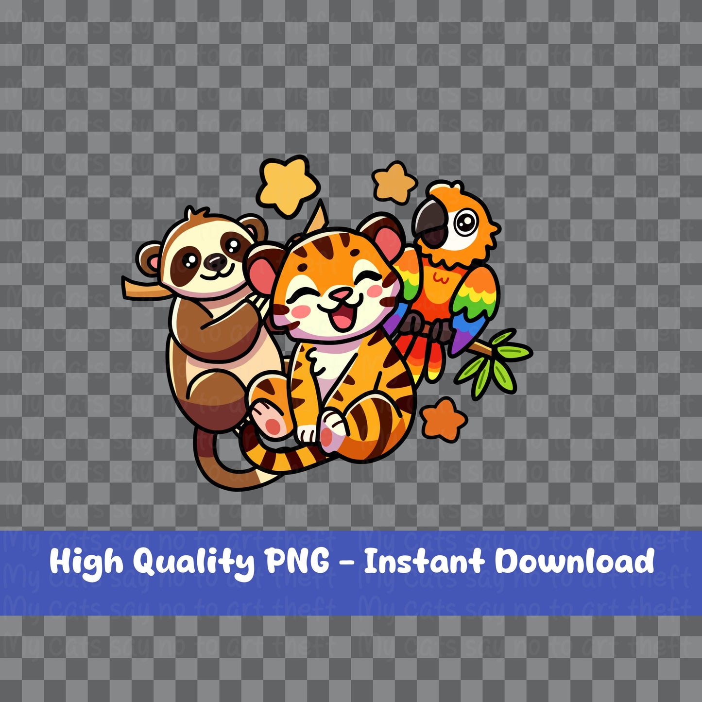 Jungle Friends PNG