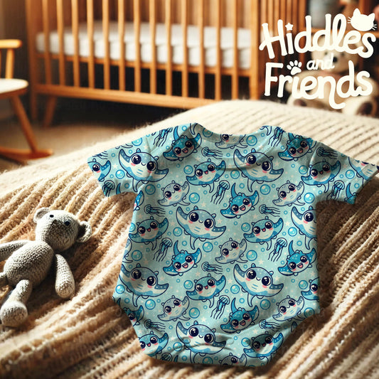 Manta Ray Seamless Pattern