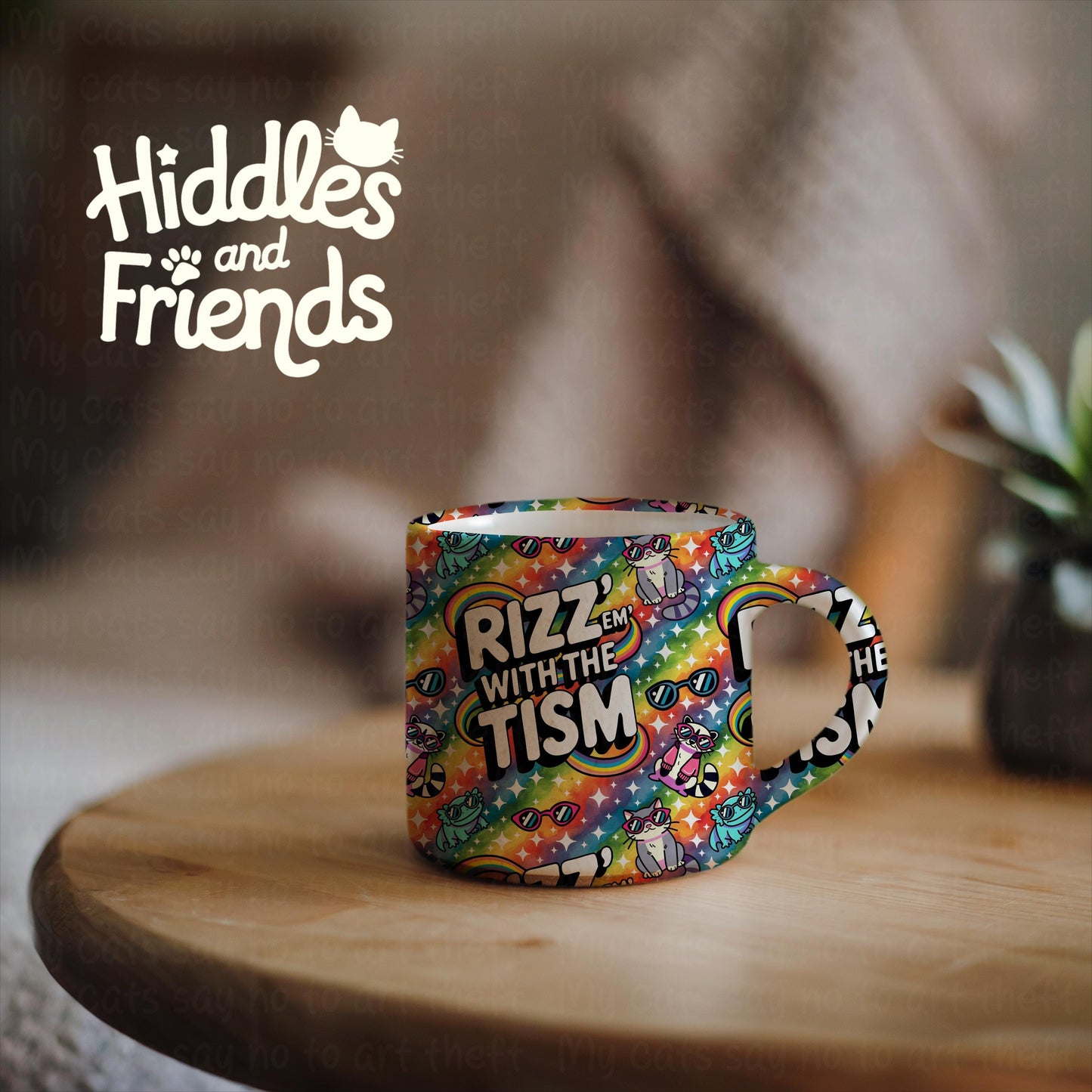 Rizz 'Em With The Tism Seamless Pattern