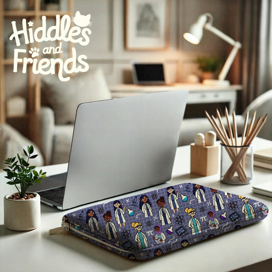 Women in STEM Digital Pattern - Science Lab Seamless File