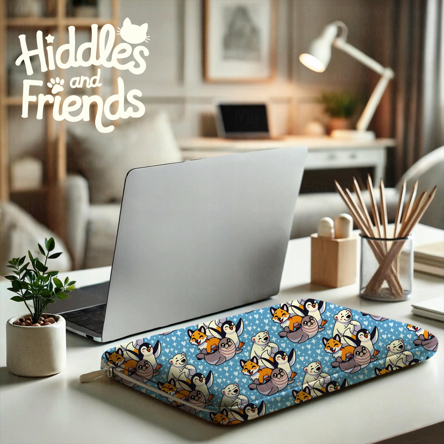Arctic Animals Seamless Pattern