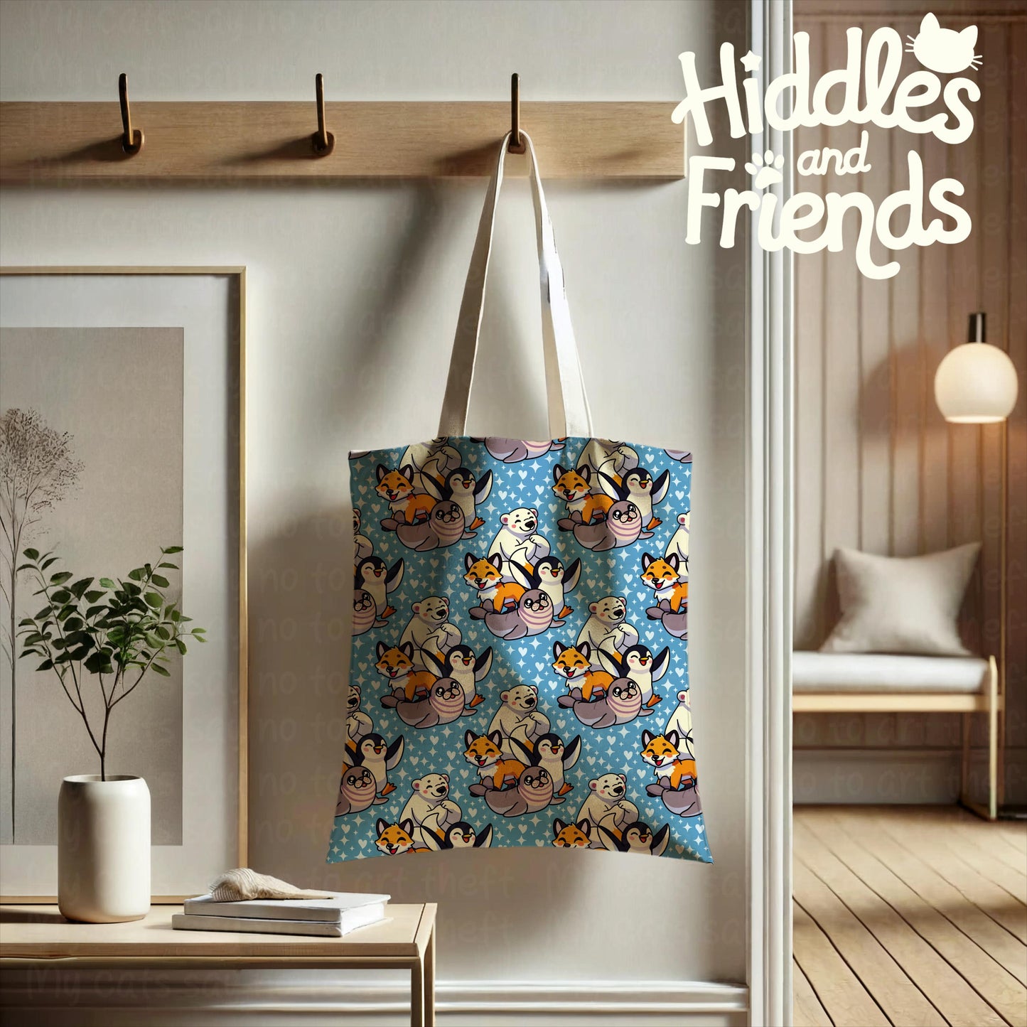 Arctic Animals Seamless Pattern