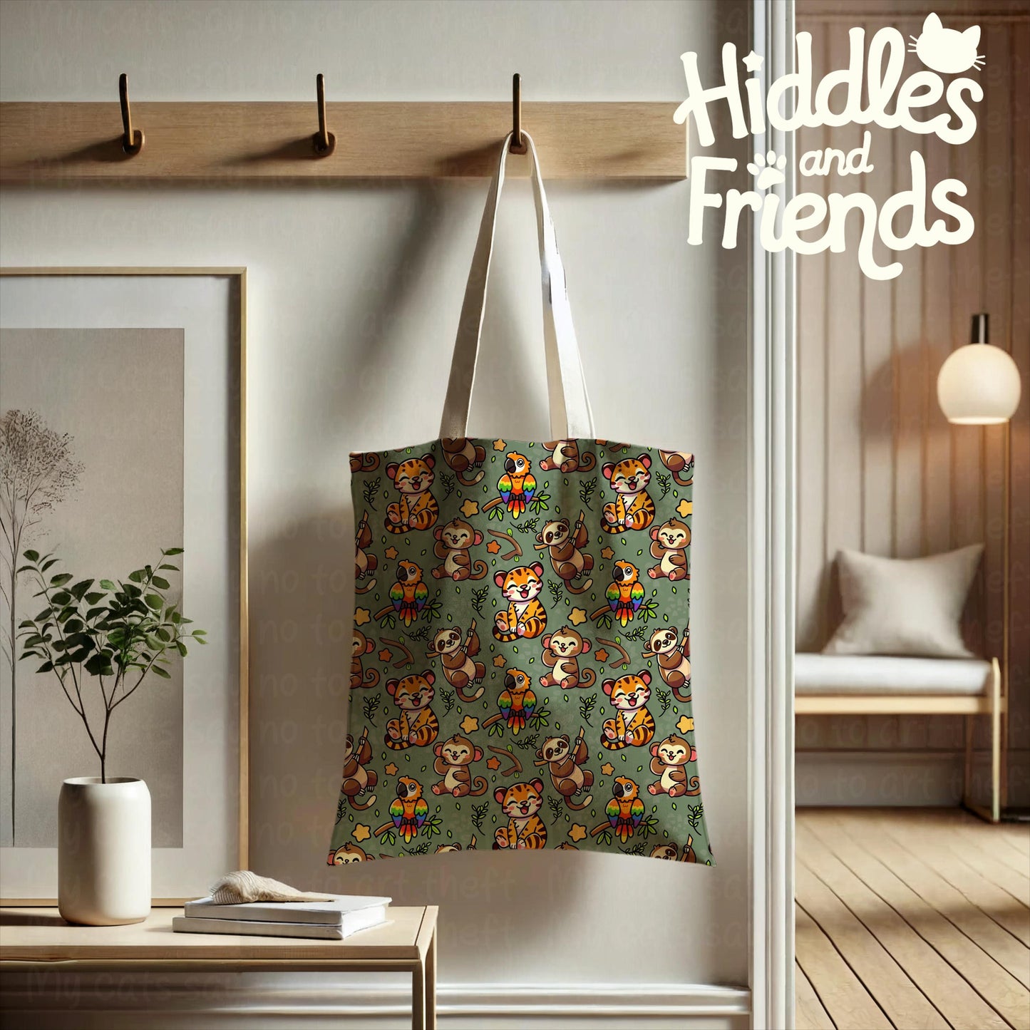 Jungle Friends Seamless Pattern