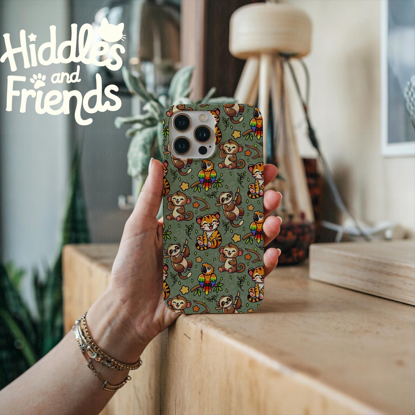 Jungle Friends Seamless Pattern