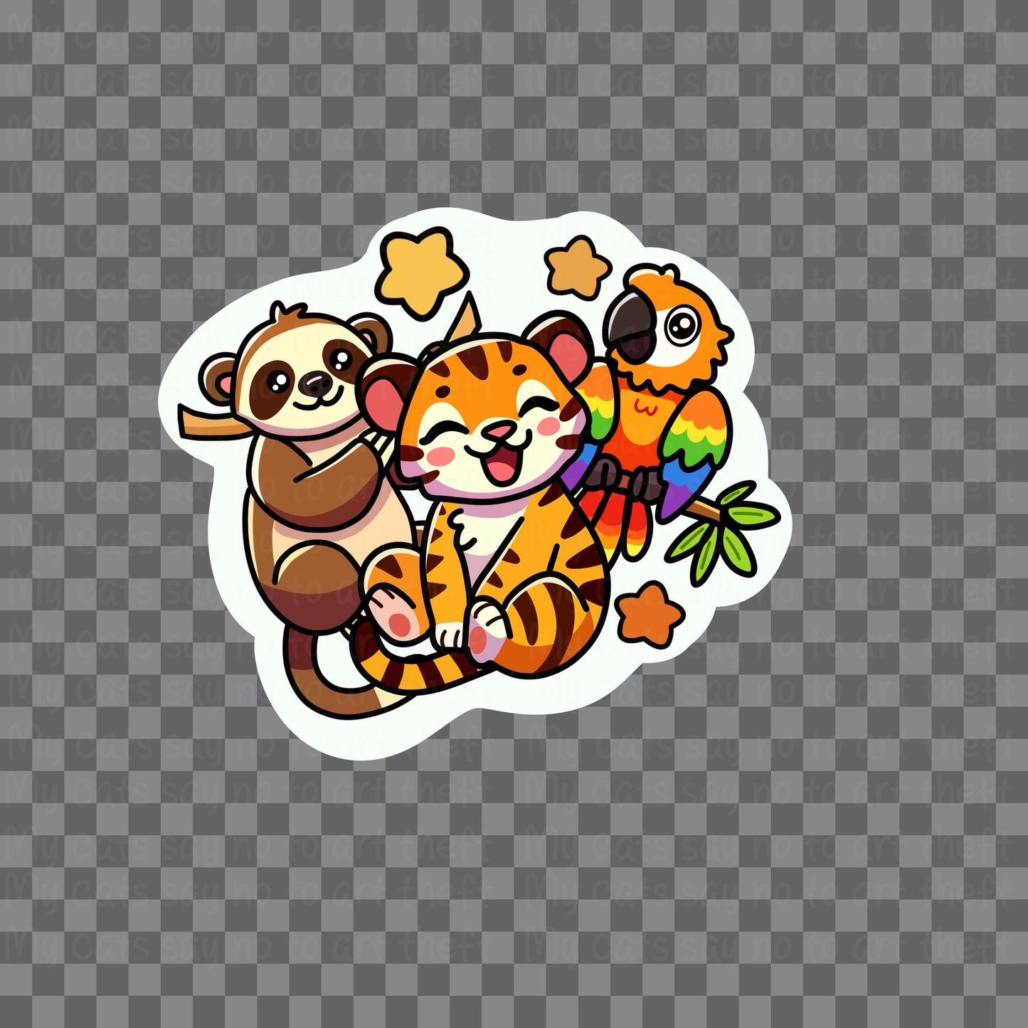 Jungle Friends PNG