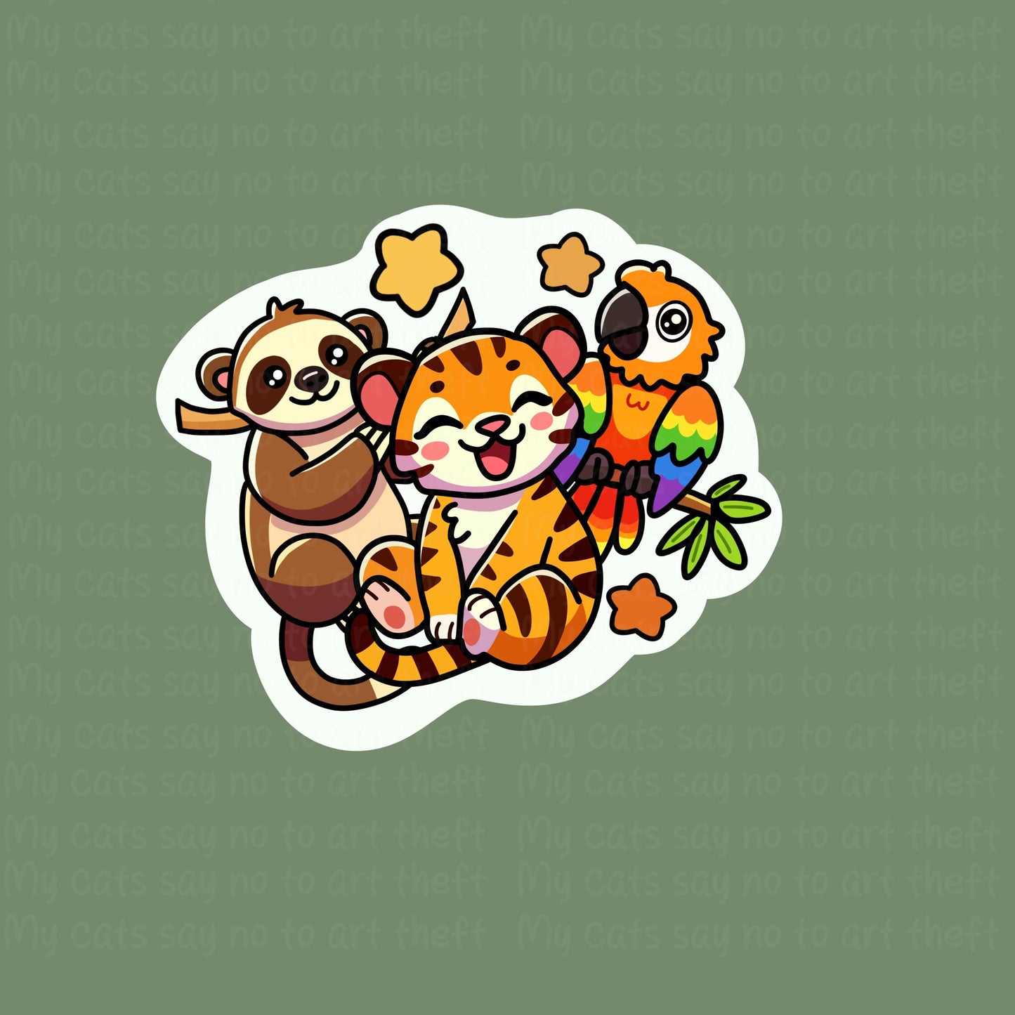 Jungle Friends PNG
