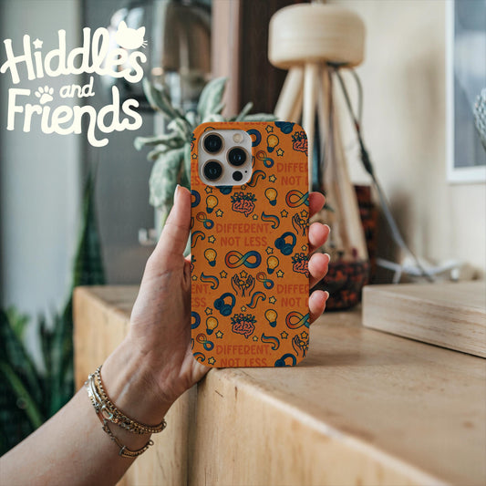 Autism Acceptance Seamless Pattern - Different Not Less