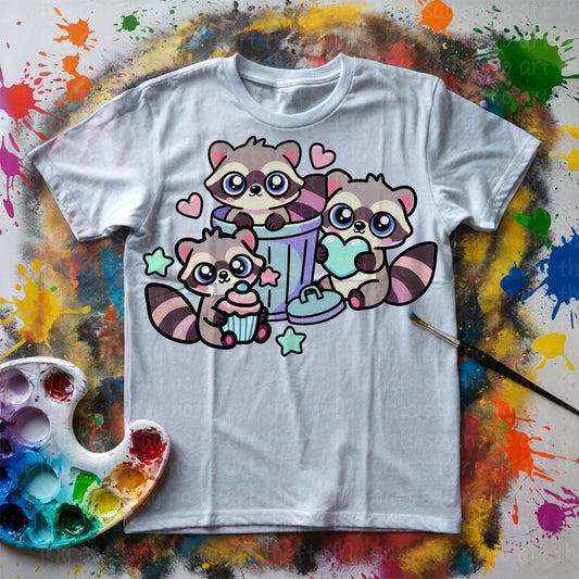 Kawaii Trash Panda Digital Sticker