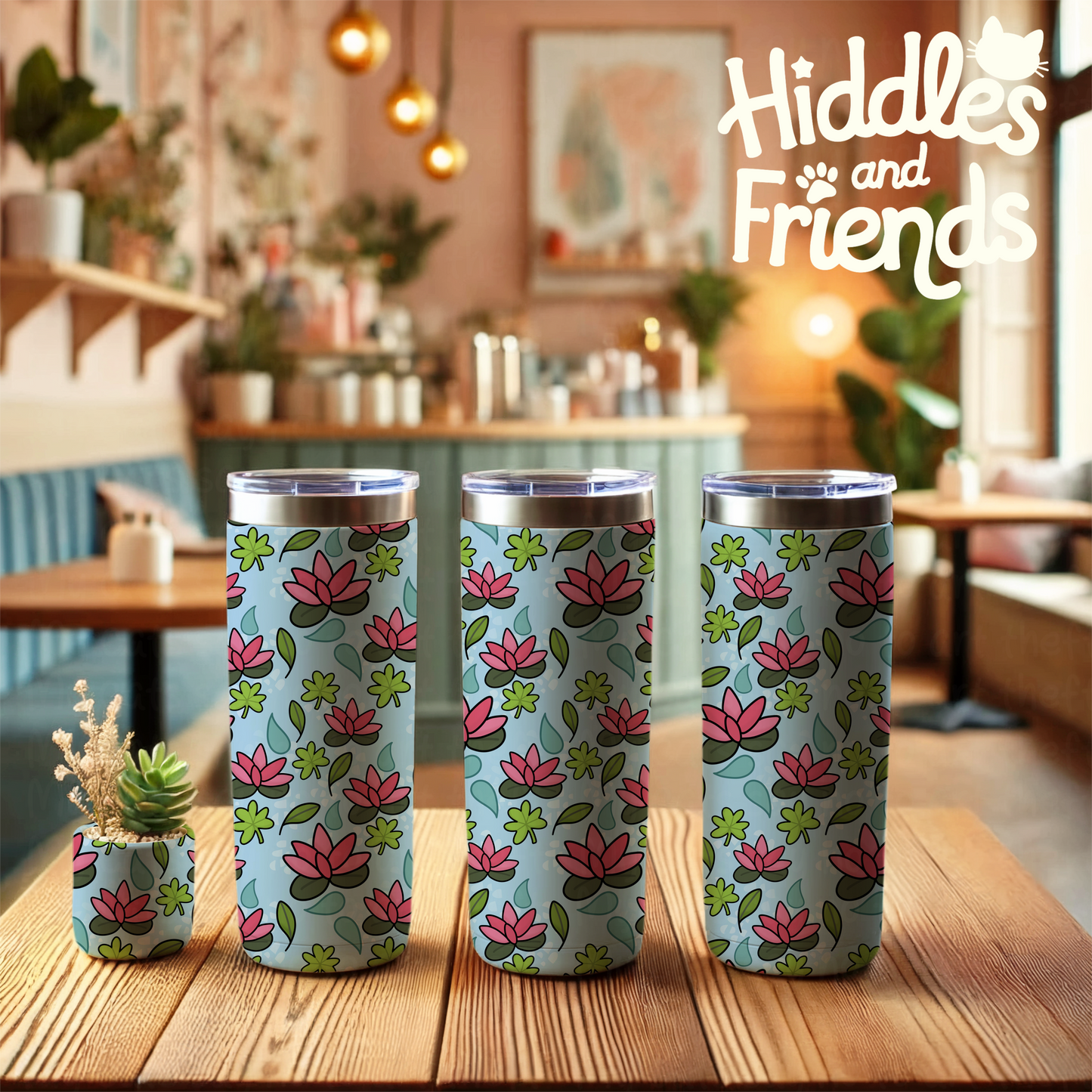 Lily Pads & Flowers Seamless File