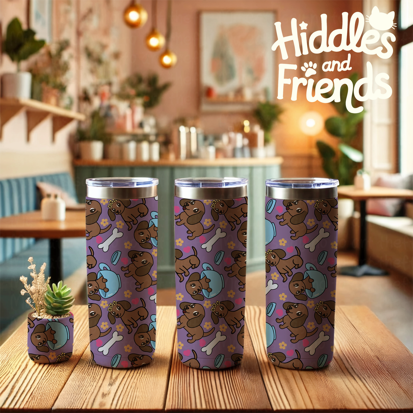 Brown Dachshund Seamless File