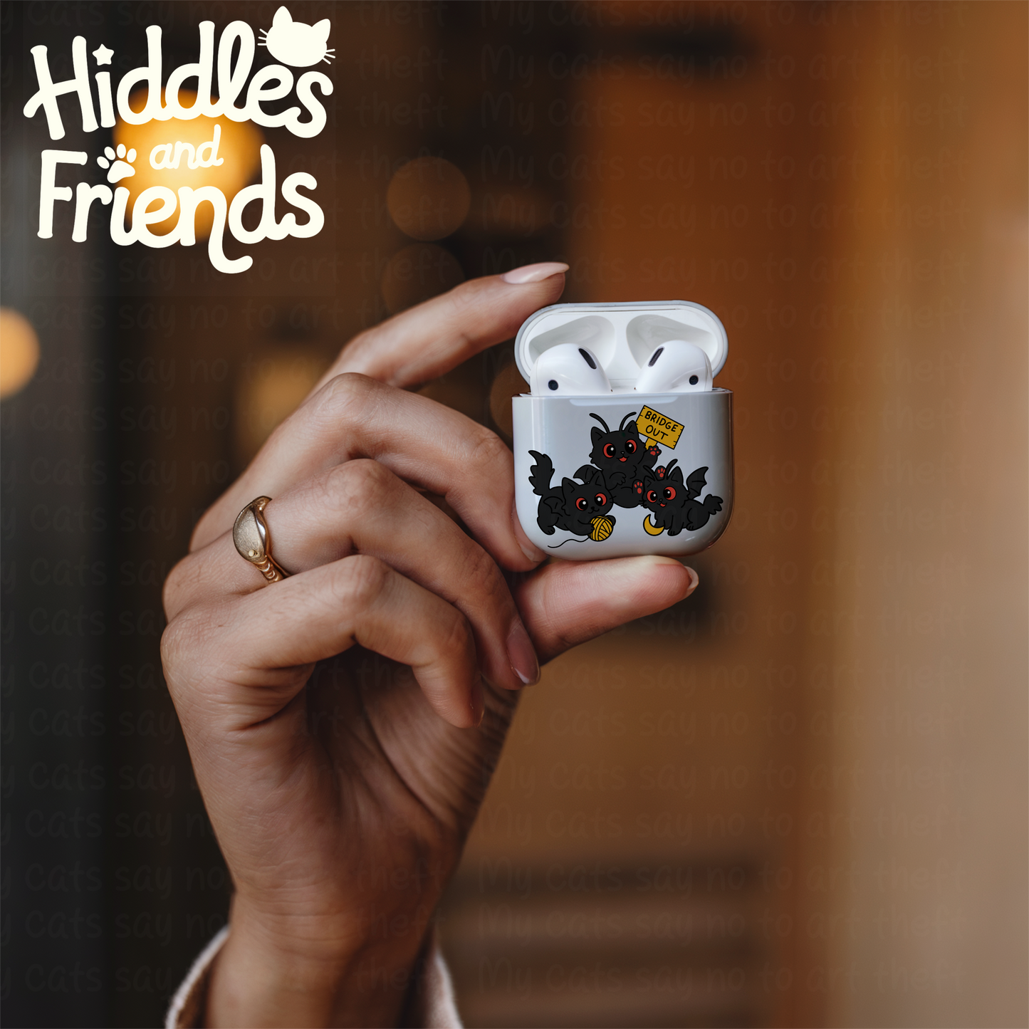 Cute Mothcat Digital Sticker