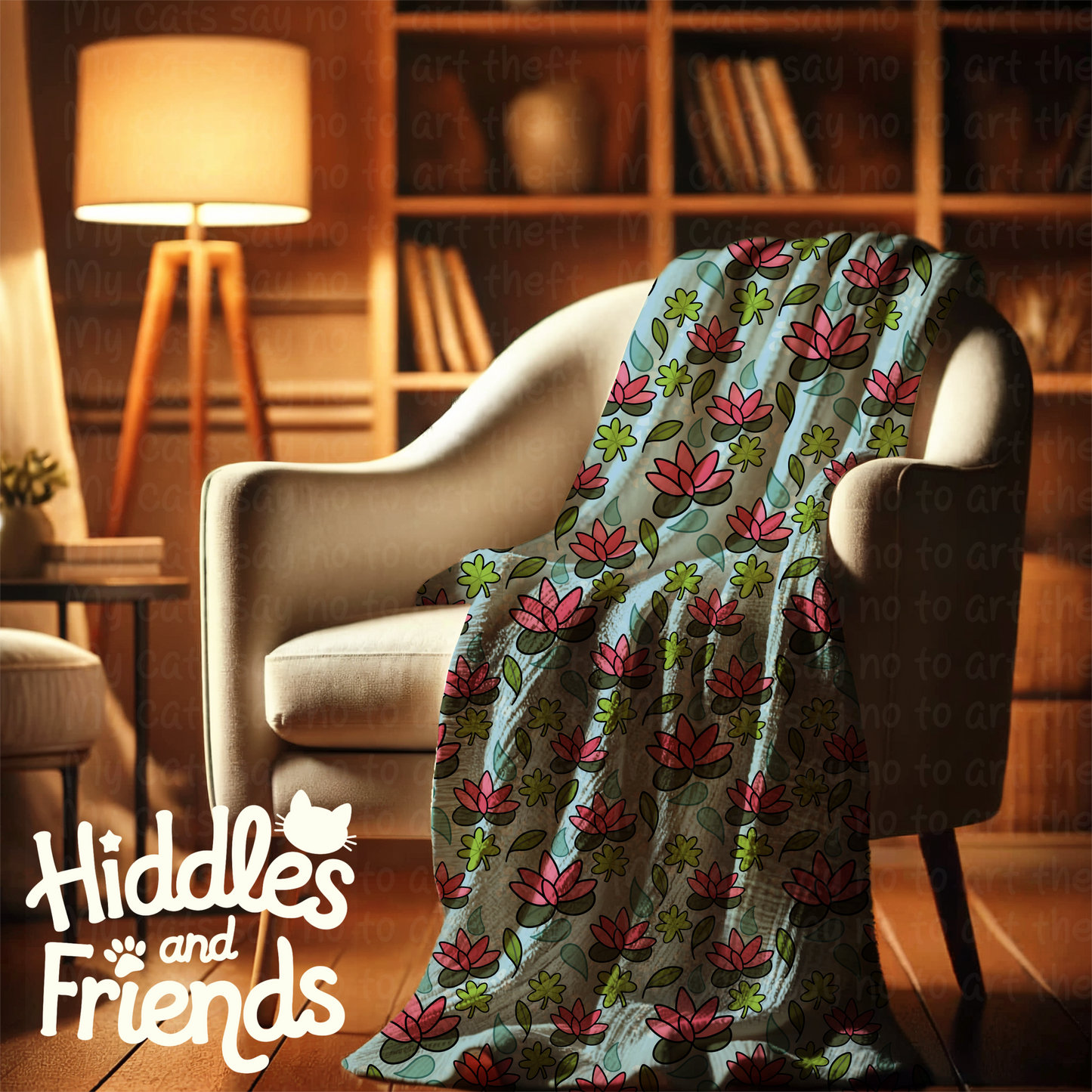 Lily Pads & Flowers Seamless File