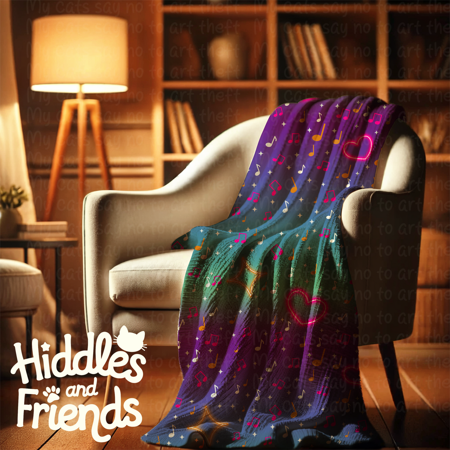 Disco Music Notes Seamless File