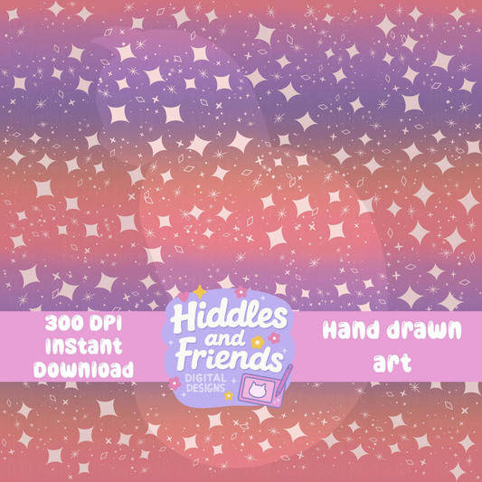 Coquette Sparkle Overlay – Raccoon Girl Summer Matching Background