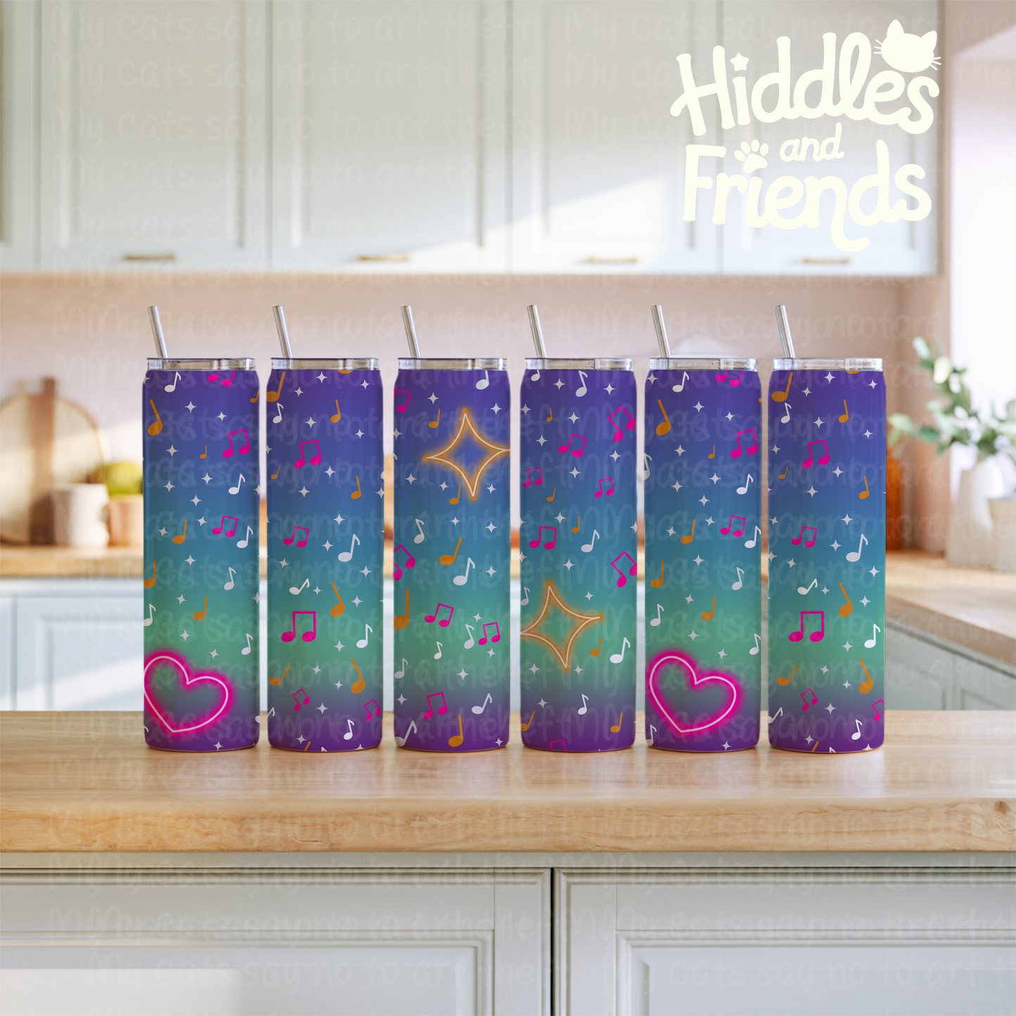 Disco Music Notes Seamless File