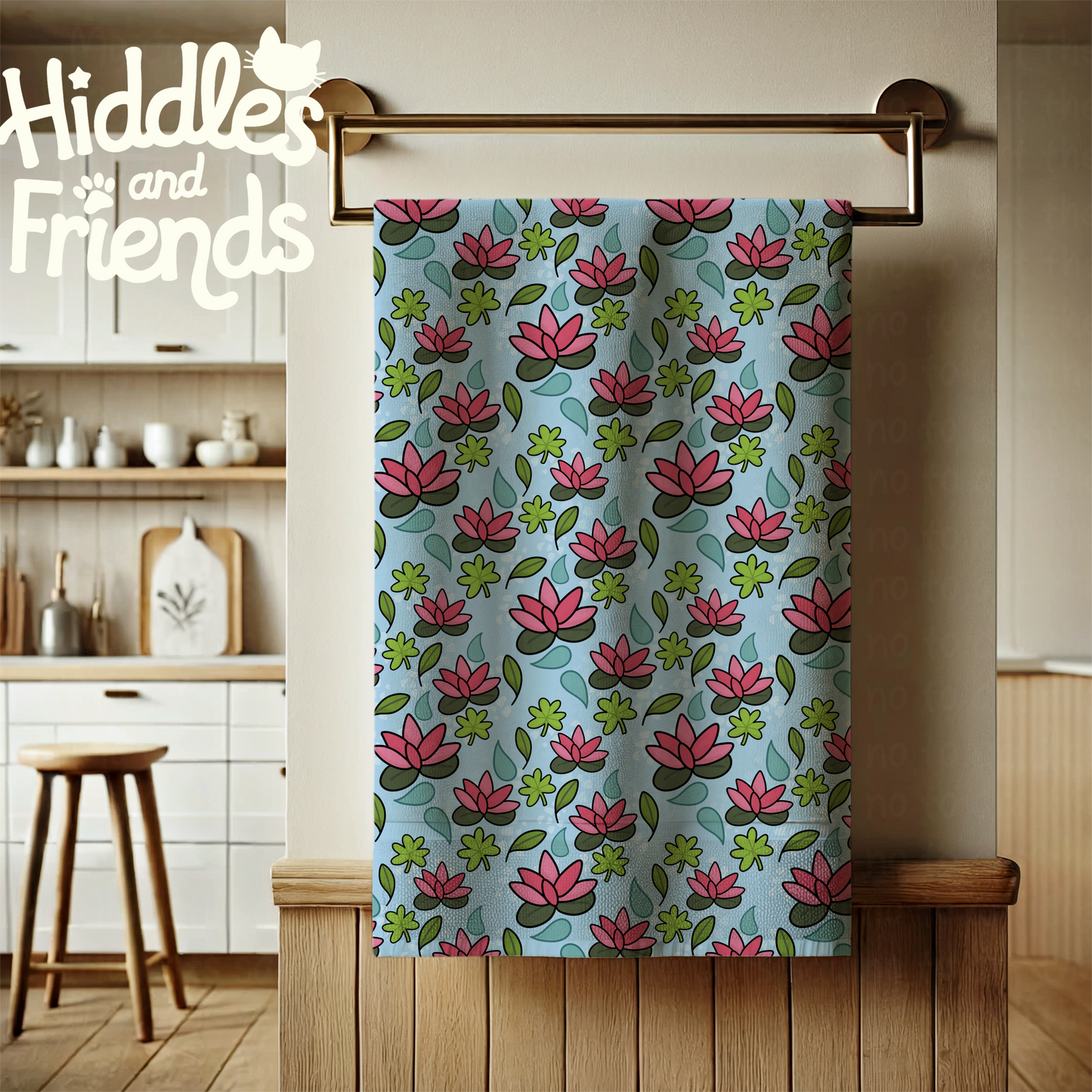 Lily Pads & Flowers Seamless File