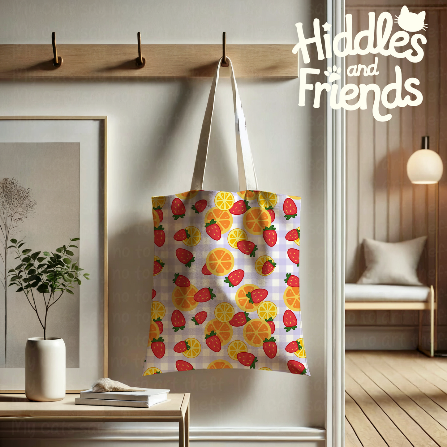 Strawberries & Citrus Seamless Fruit Pattern