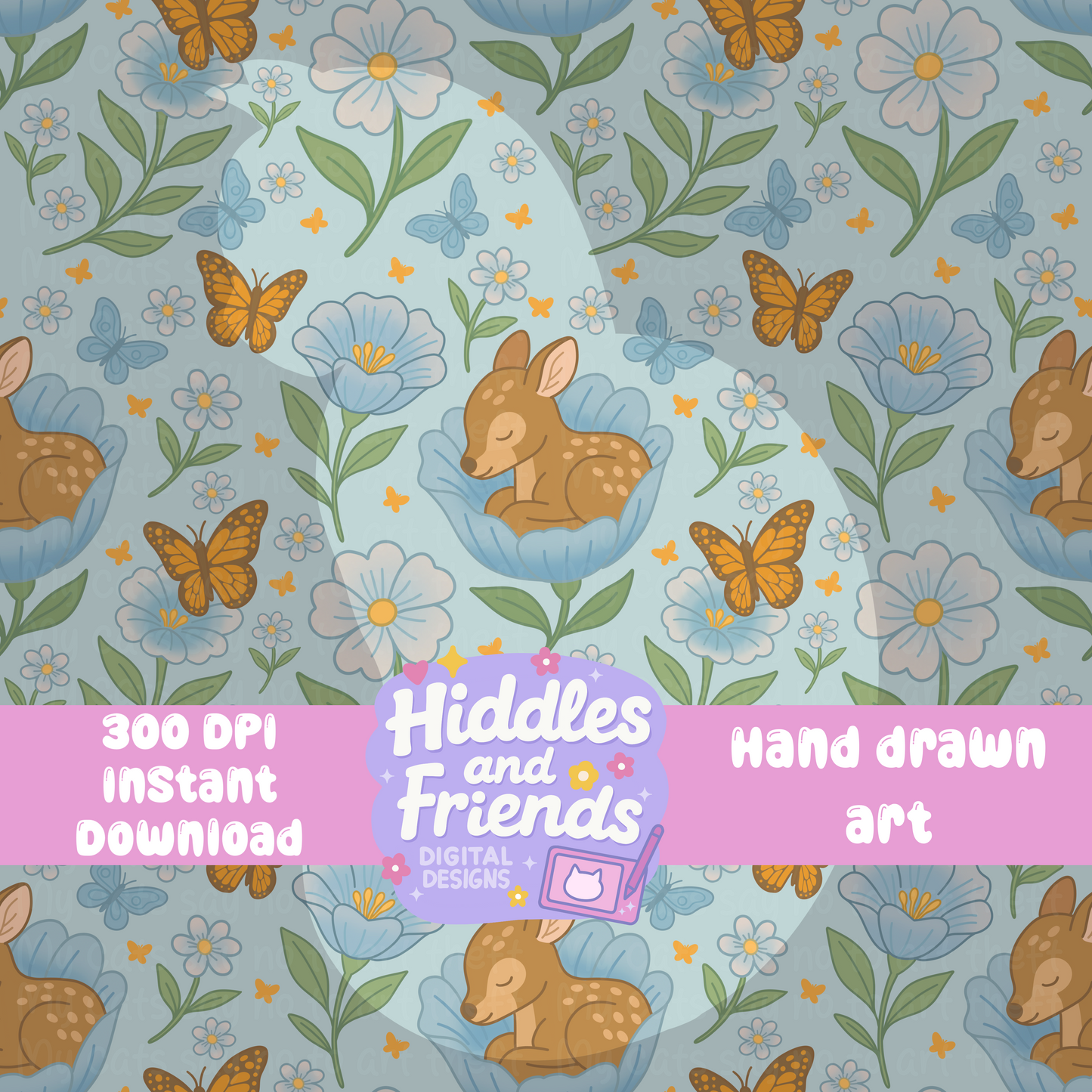 Sleeping Fawn Seamless File