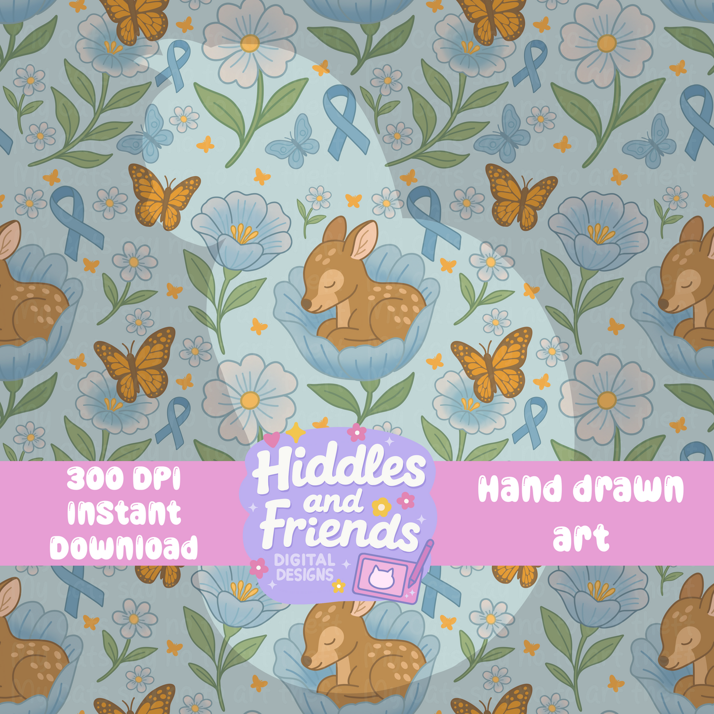 Sleeping Fawn Seamless File