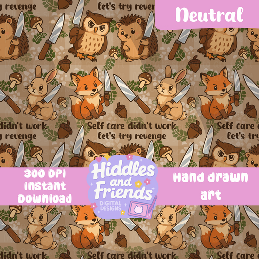 Revenge Woodland Critters Seamless File
