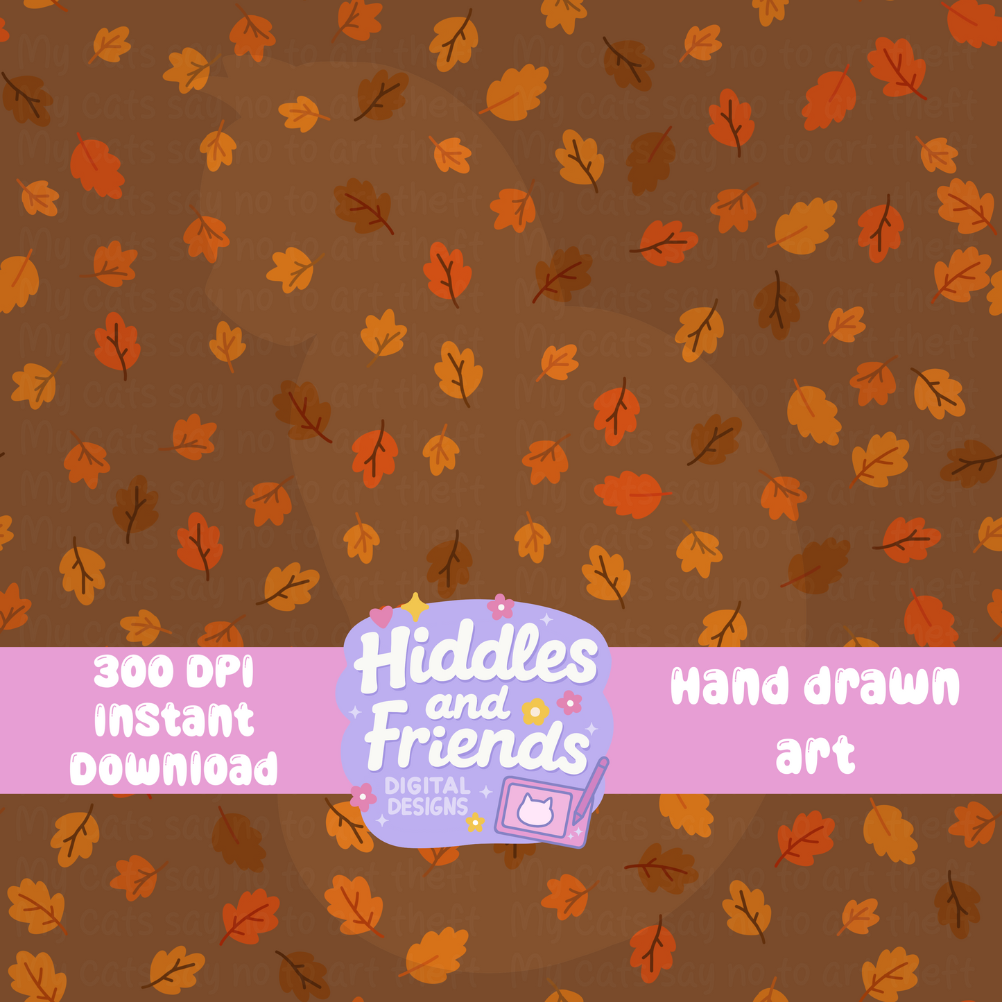 Falling Autumn Leaves  Coordinating File