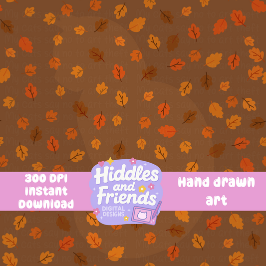 Falling Autumn Leaves  Coordinating File